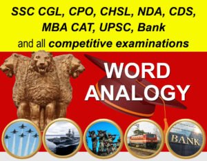Word Analogy MCQ (Competitive Exam)